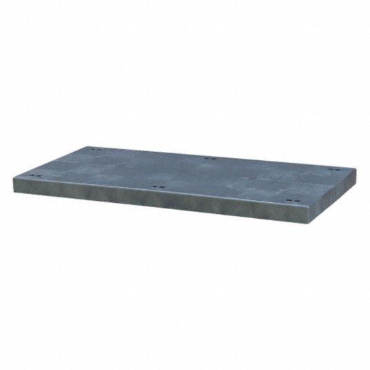 DUNNAGE-RACK, 48 in x 24 in, Solid Shelf, Solid Panel - 42VL77|ST4824 ...
