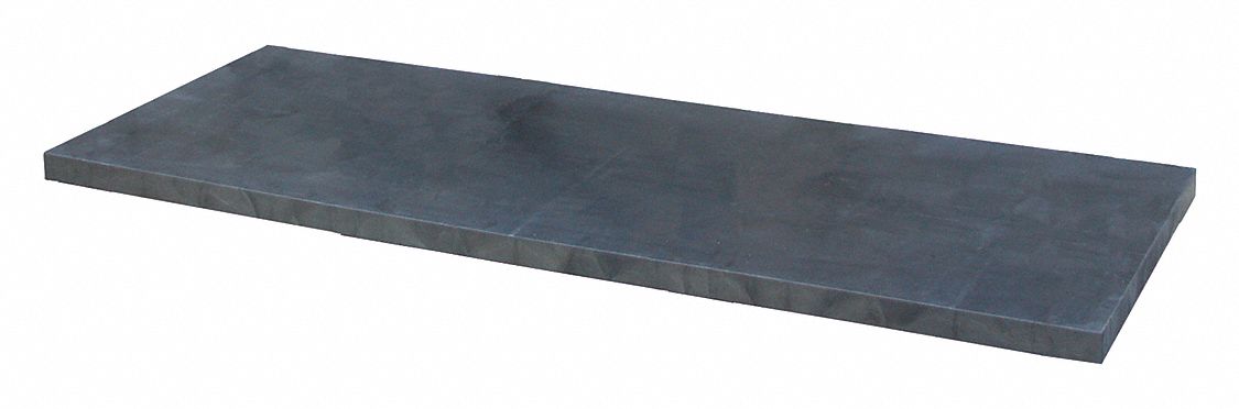 Solid Panel: 96 in x 36 in, Solid Shelf, 1 Shelves