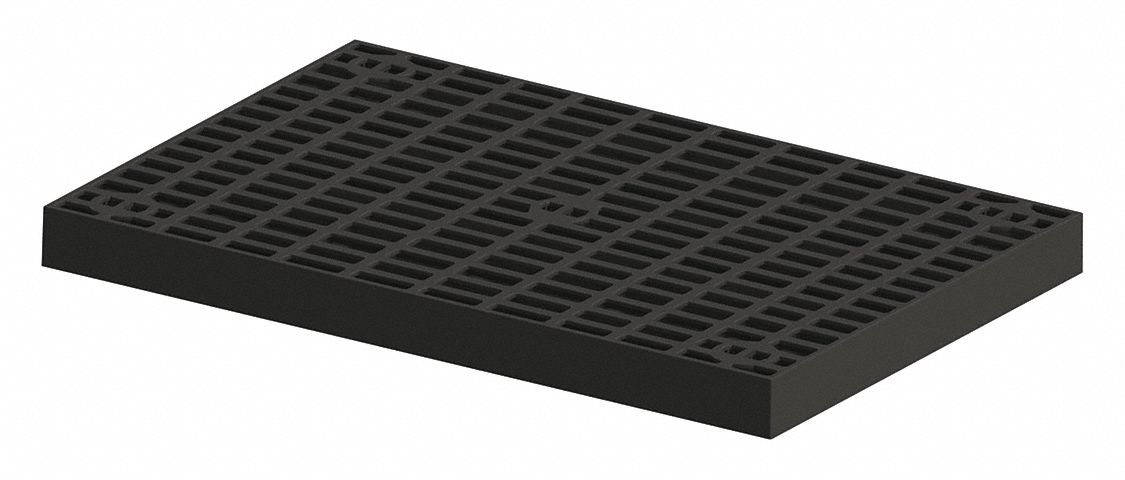 Top Panel: 24 in x 36 in, Ventilated Shelf, 1 Shelves