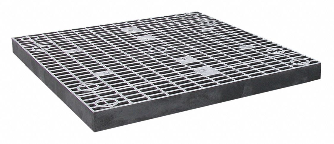 Top Panel: 36 in x 36 in, Ventilated Shelf, 1 Shelves