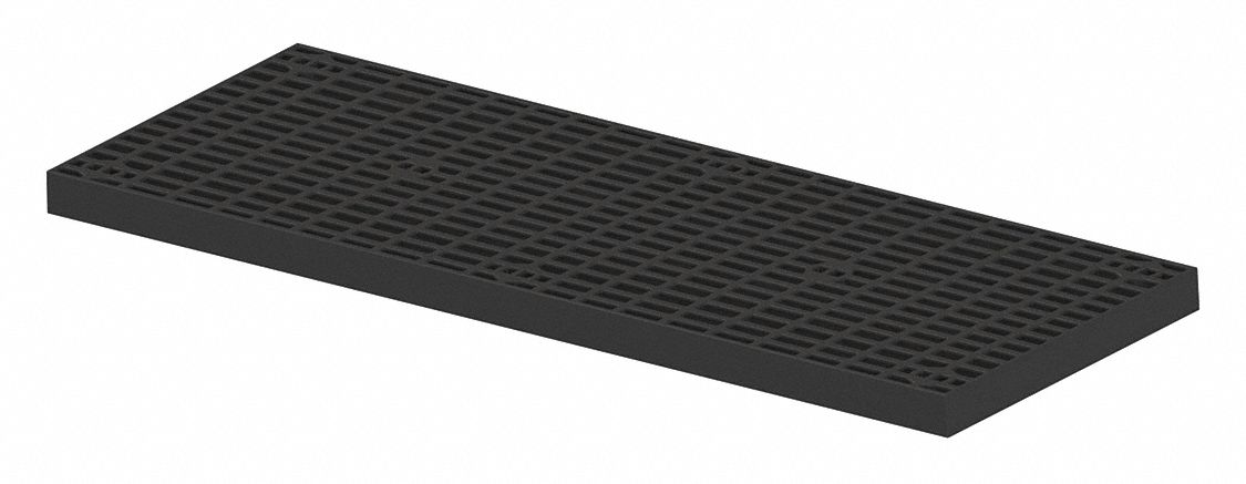 Top Panel: 24 in x 66 in, Ventilated Shelf, 1 Shelves