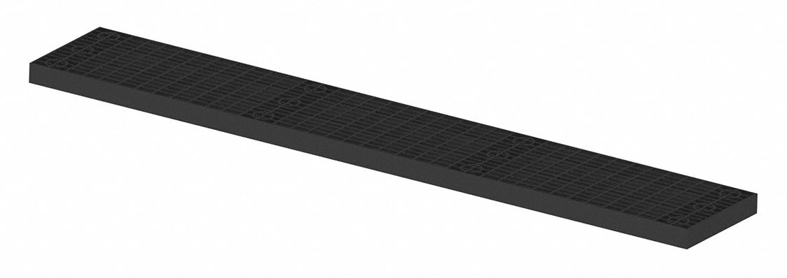 Top Panel: 16 in x 96 in, Ventilated Shelf, 1 Shelves