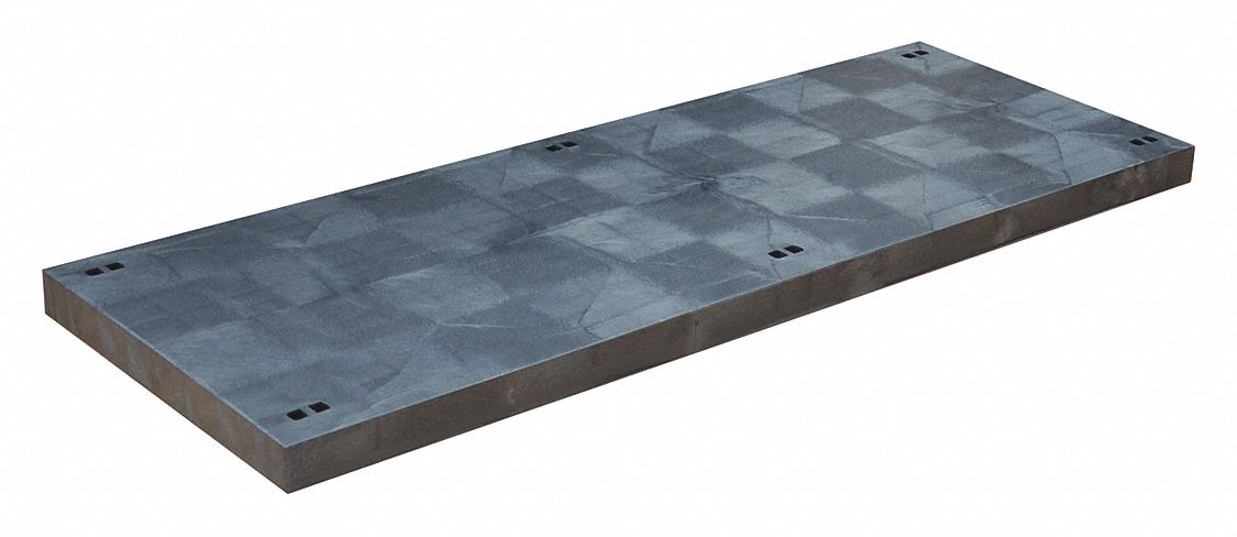 Top D Panel: 24 in x 66 in, Solid Shelf, 1 Shelves