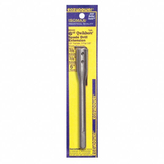 EAZYPOWER 3/8 in Hex Shank Extension, 6 in Length, For Use With Cordless Drills 42W48388442
