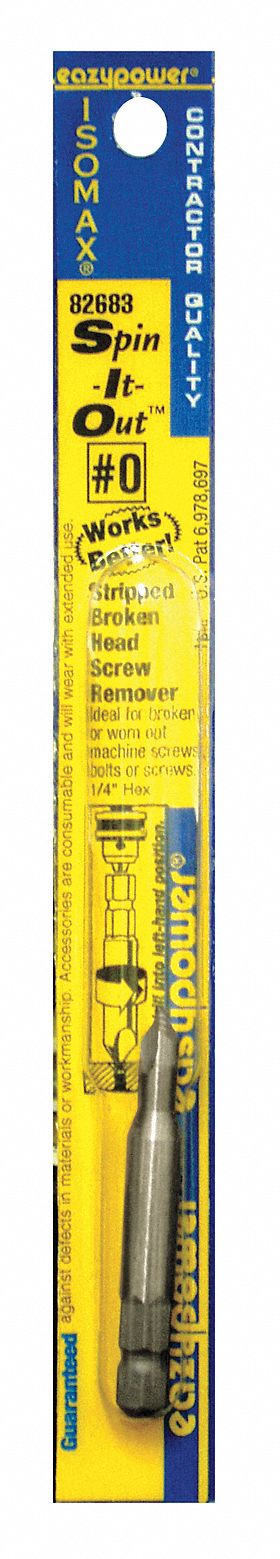 Damaged Screw Remover No.0 Spin It Out