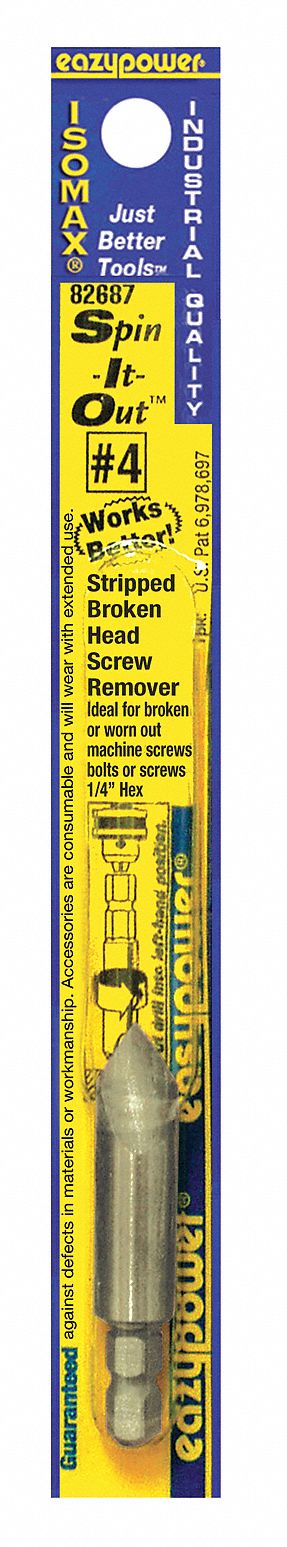 Damaged Screw Remover, No.4 Spin It Out
