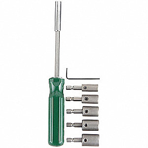 ONE WAY SCREW REMOVER,NO.6 TO 14,6 PCS.