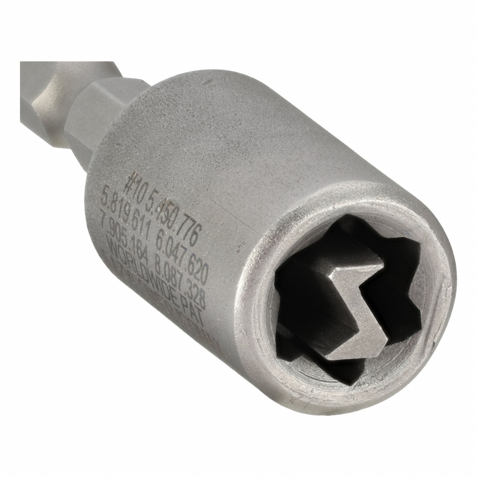 One-Way Screw Remover Screwdriver: One Way Remover Series, Steel, #10 Tip Size