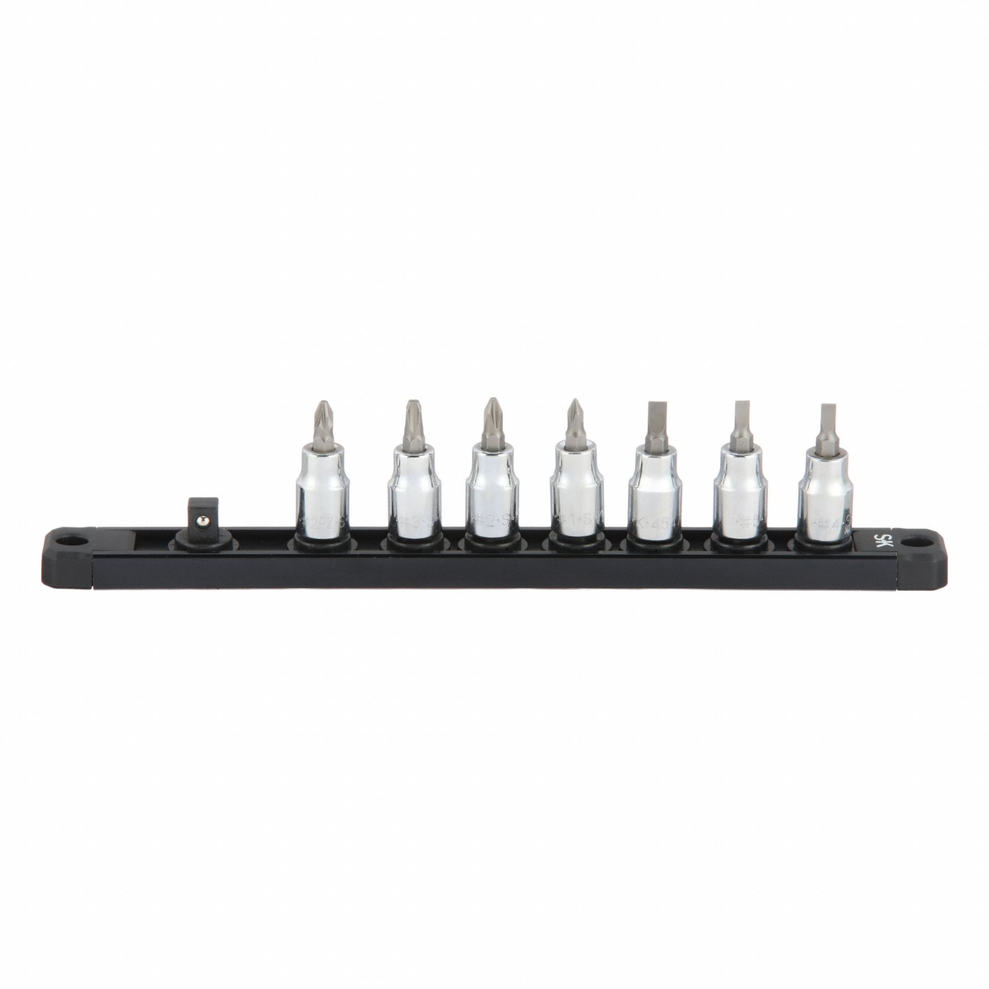 SOCKET BIT SET,3/8IN DR,7 PIECE