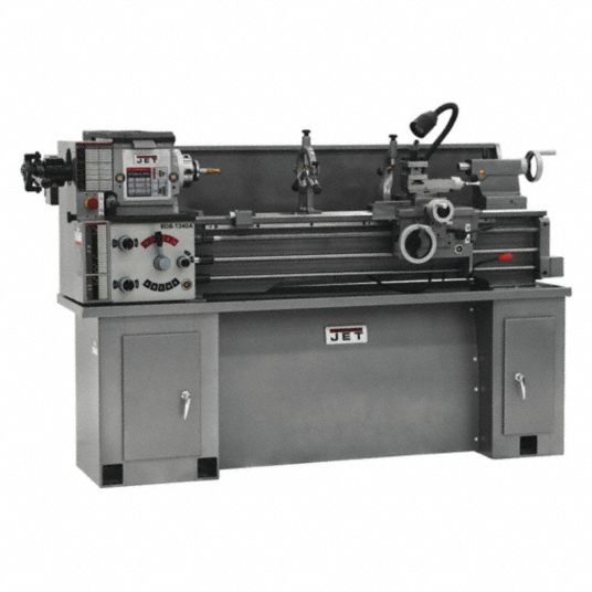 JET, Turning, 13 in x 40 in, Lathe 42W779321360A Grainger