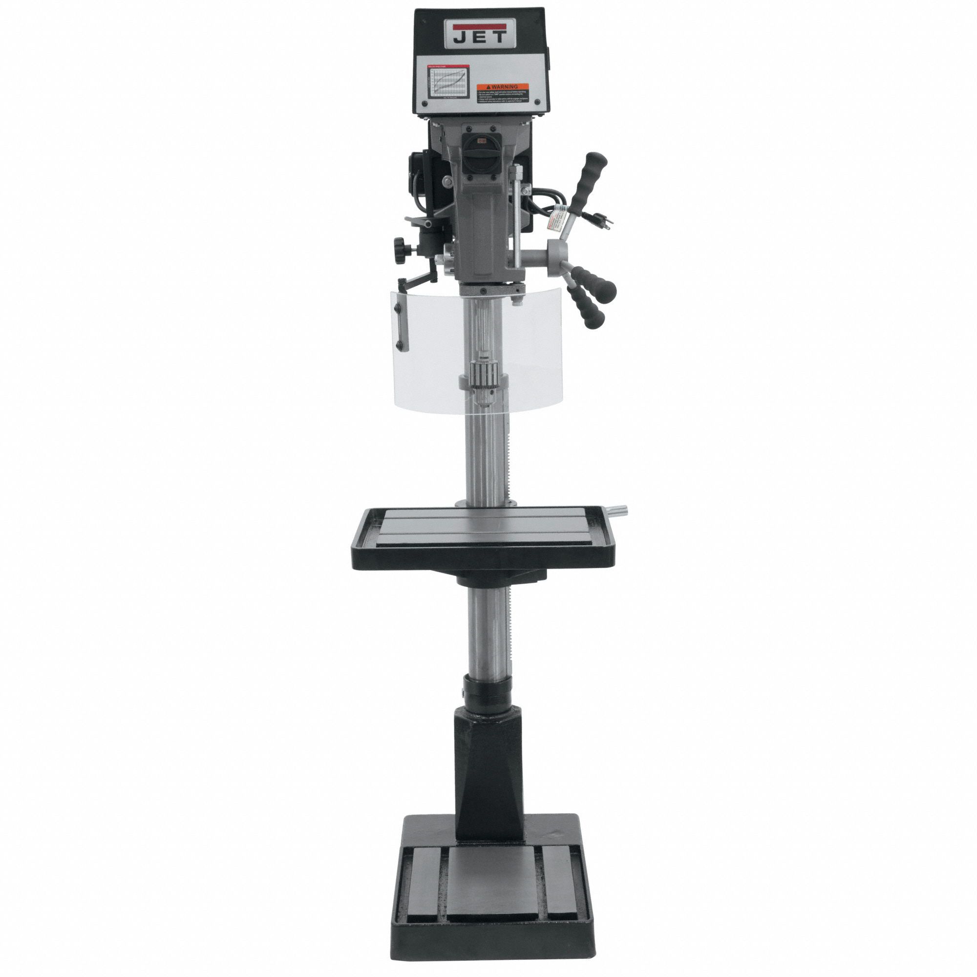 JET Floor Drill Press Belt, Variable, 375 RPM 5,000 RPM, 115/230V AC