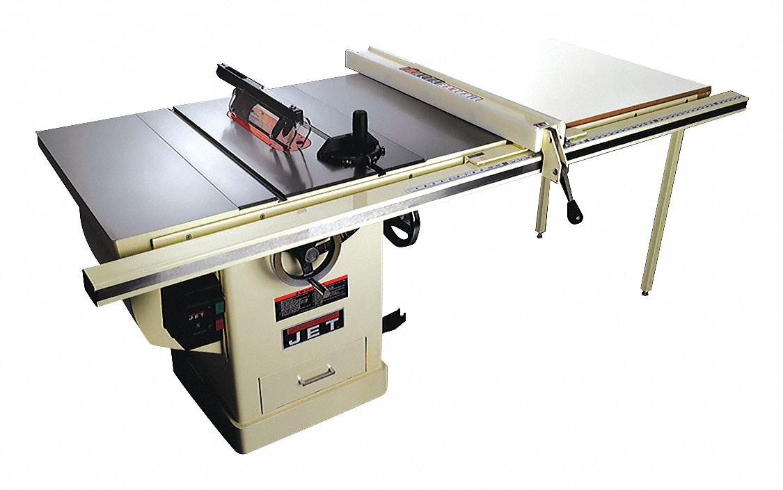 JET, 230V AC, 14.5A, Table Saw - 42W908