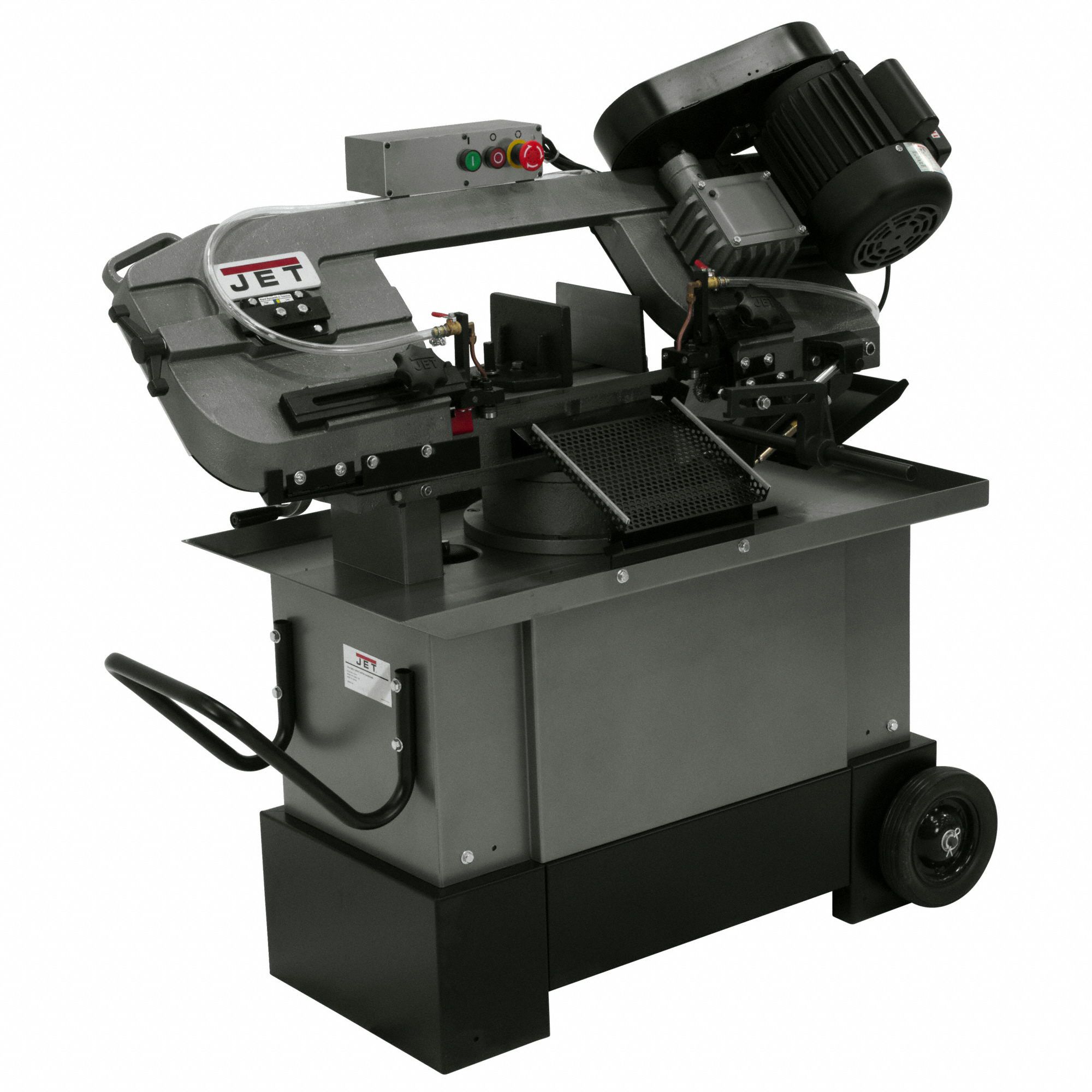 JET Band Saw: Combo Horizontal/Vertical, 115/230V AC, 7 in x 10 1/2 in ...