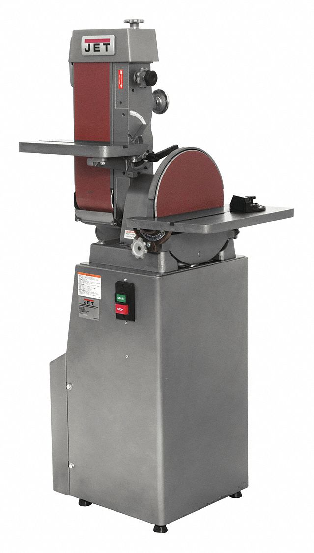 ちゃーた→ JET 414553 Belt/Disc Finishing Machine,1-1/2HP,6x48 42W963
