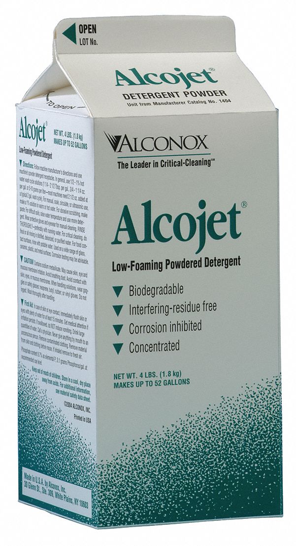 Alcojet Low-Foaming Powdered Detergent Detergent