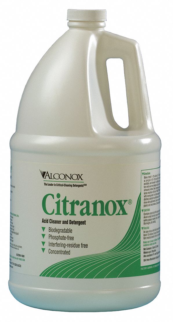 Detergent: 55 gal Container Size, Liquid, 2.5 pH Max pH Level, Unscented, Drum