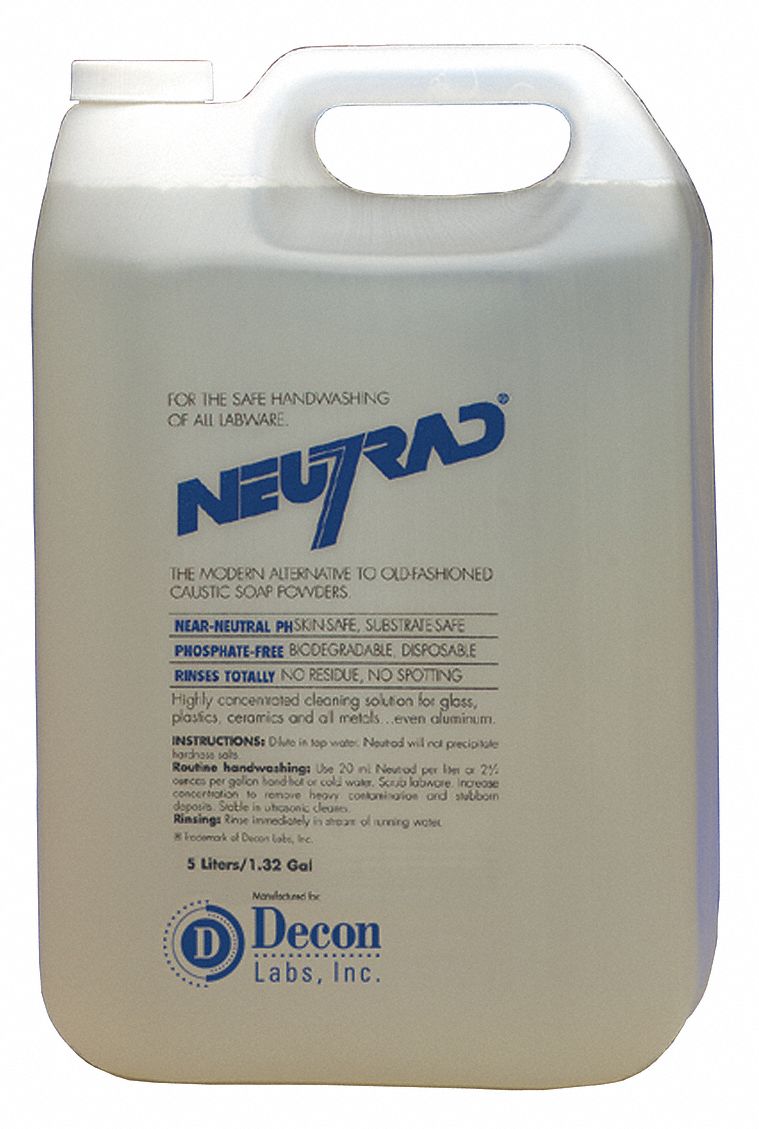 DECON LABORATORIES 5 L Detergent 42X0663001 Grainger