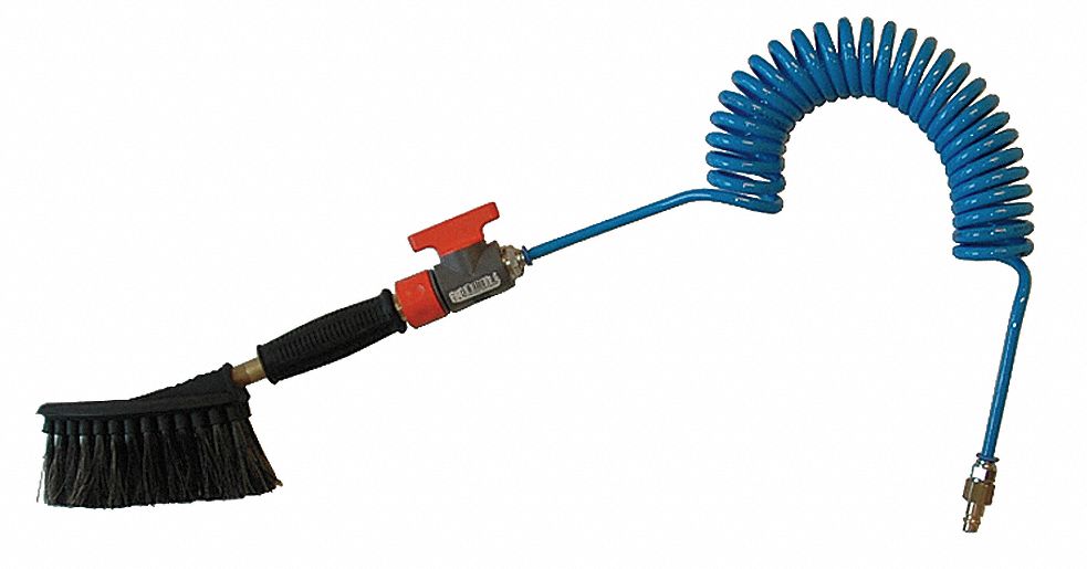 42X211 - Decon Hose Connection with Brush Plastic