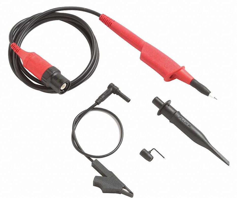 FLUKE Voltage Probe, 500 MHz, 1000V, Red 42X231VPS410IIR Grainger