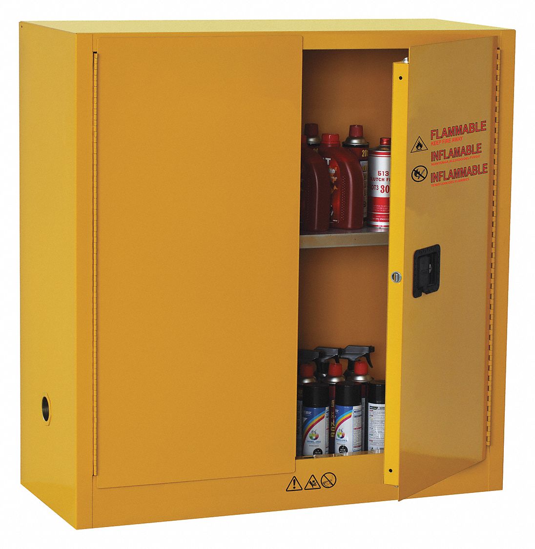 Condor 30 Gal Flammable Cabinet Manual Safety Cabinet Door Type