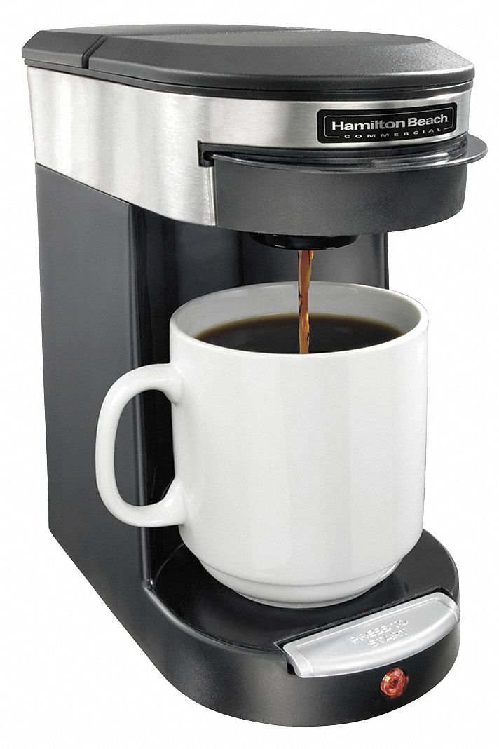 42X542 - Coffeemaker 1 Cup Black/Silver