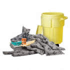SPILL KIT, 38 GALLON ABSORBED PER KIT, GOGGLES/NITRILE GLOVES, YELLOW