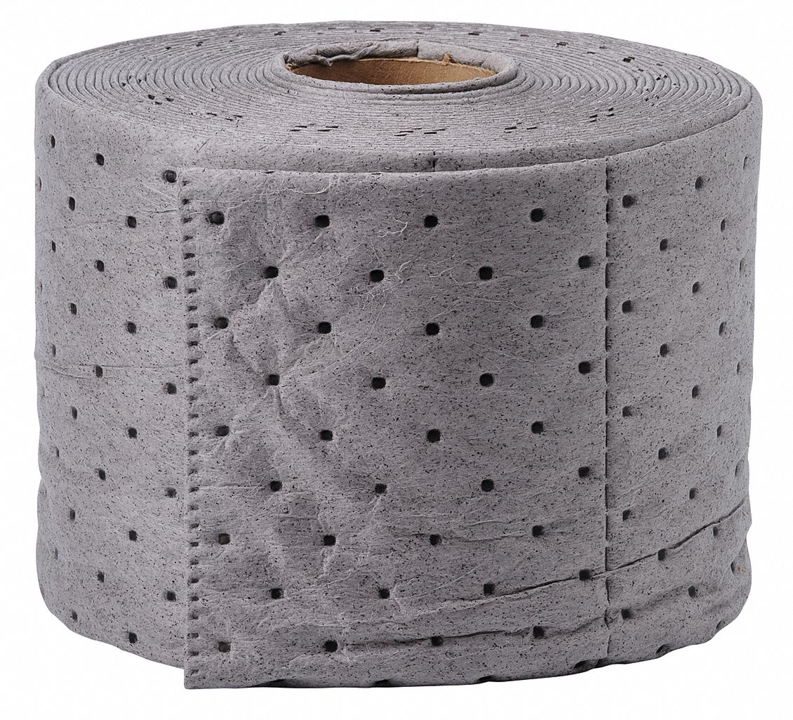 ROULEAU ABSORB, 50PI X 7 1/2PO, GRIS