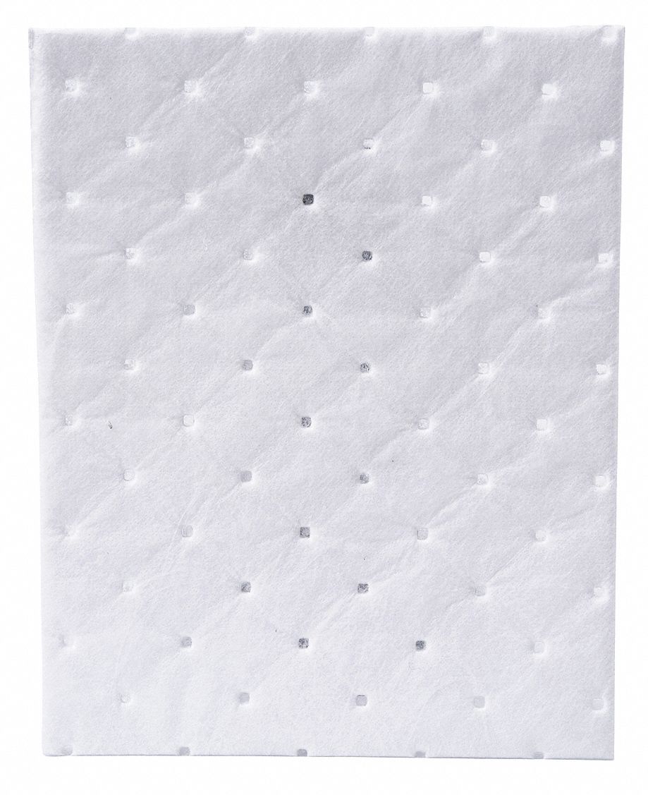 TAMPON ABSOR, 10PO X 7 1/2PO, BLANC, 200