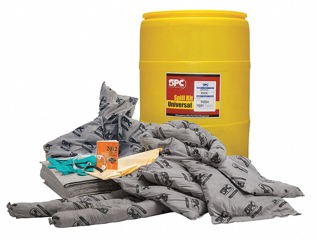 SPILL KIT,DRUM,55 GAL,YELLOW