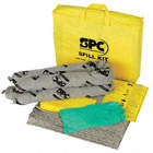 SPILL KIT, 5 GALLON ABSORBED PER KIT, NITRILE GLOVES, YELLOW