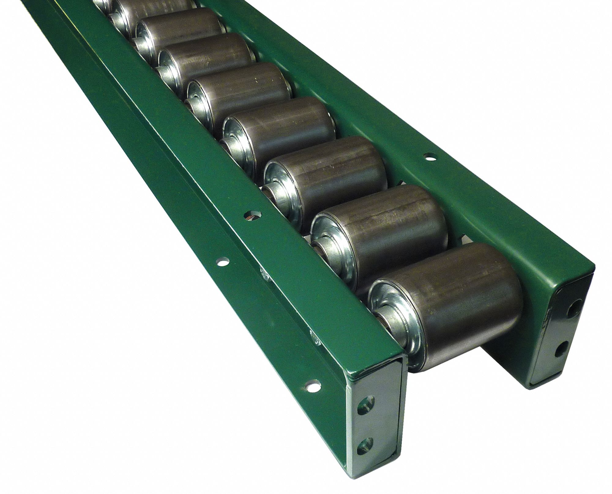 ASHLAND CONVEYOR Flow Rail, Roller, Heavy-Duty, 1050 lb./ft. (5 ft ...