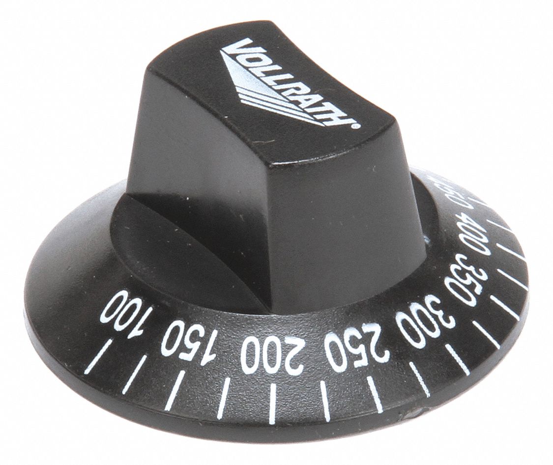 Vollrath Control Knob: Fits Vollrath Brand, For 40715/40792/40793