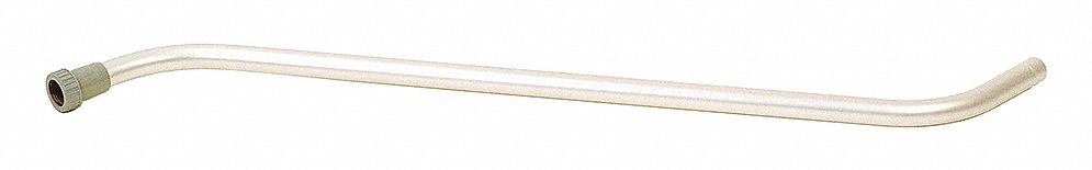 Extension Wand: Aluminum, For 1 1/2 in Hose Dia, 56 in Lg, 3 in Wd, 18 in Dp, 1 1/2 in Dia