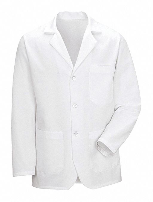 401Tbwht Mns Wh L/S Counter Coat