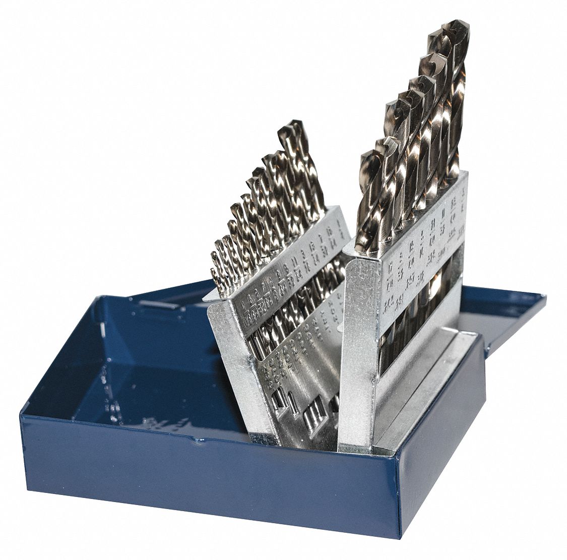 Cobalt Jobber Drill Bit Index, 21 Pc Set