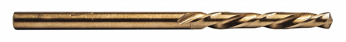 Left Hand Cobalt Jobber Drill Bit, 5/64in