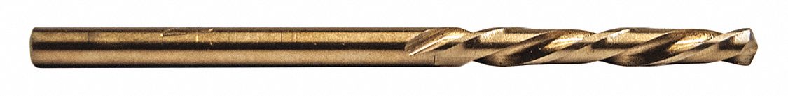 Left Hand Cobalt Jobber Drill Bit, 5/32in