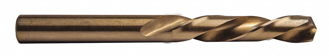 Left Hand Cobalt Jobber Drill Bit, 3/8in.