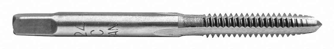 Carbon Steel Plug Tap, 4-40 Nc