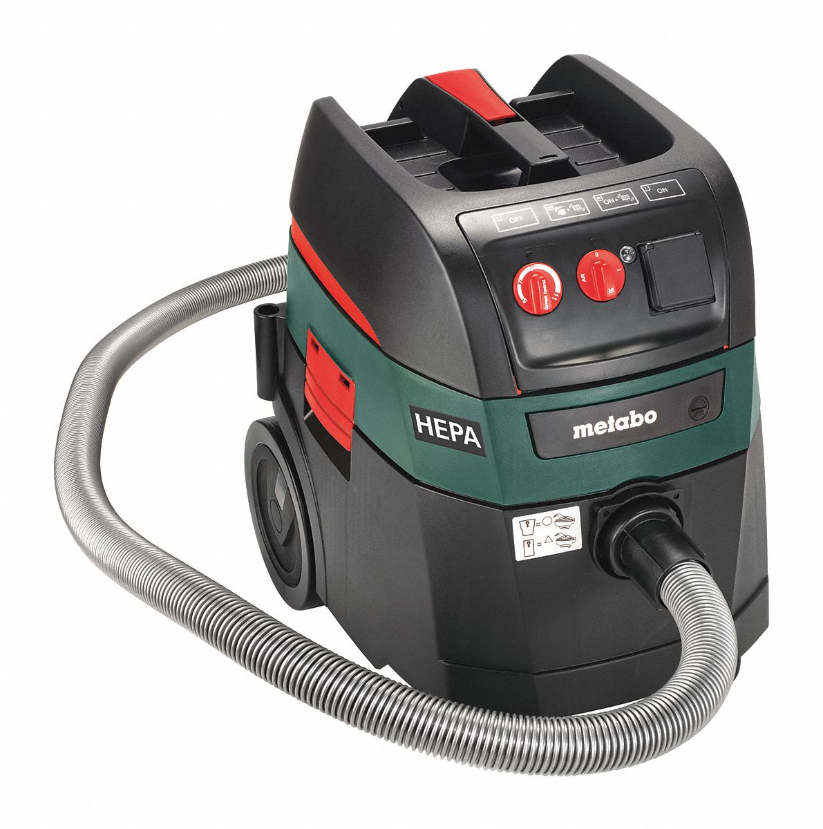 Shop Vacuum: 9 gal Tank Size, Plastic, 1 in Vacuum Hose Dia, 11 ft Hose Lg, 157 cfm Air Flow
