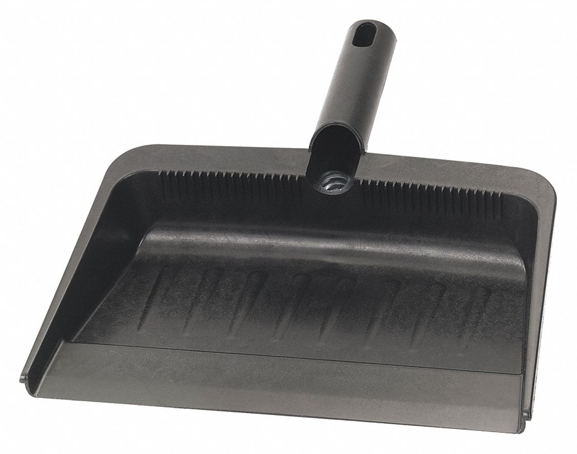 CARLISLE, 24, PK, Flexible Dustpan,Black,12 in,PK24 - 42ZX87