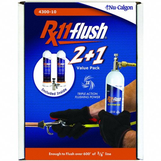 NU-CALGON, 4300-10, Liquid Aerosol, Refrigeration System Flush Kit