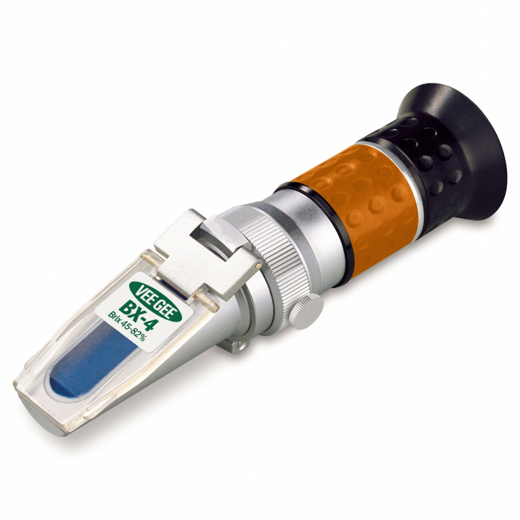 Refractometer: Brix, +/-0.2% Accuracy, Manual, Analog, 5 1/2 in Overall Dp, 0.002