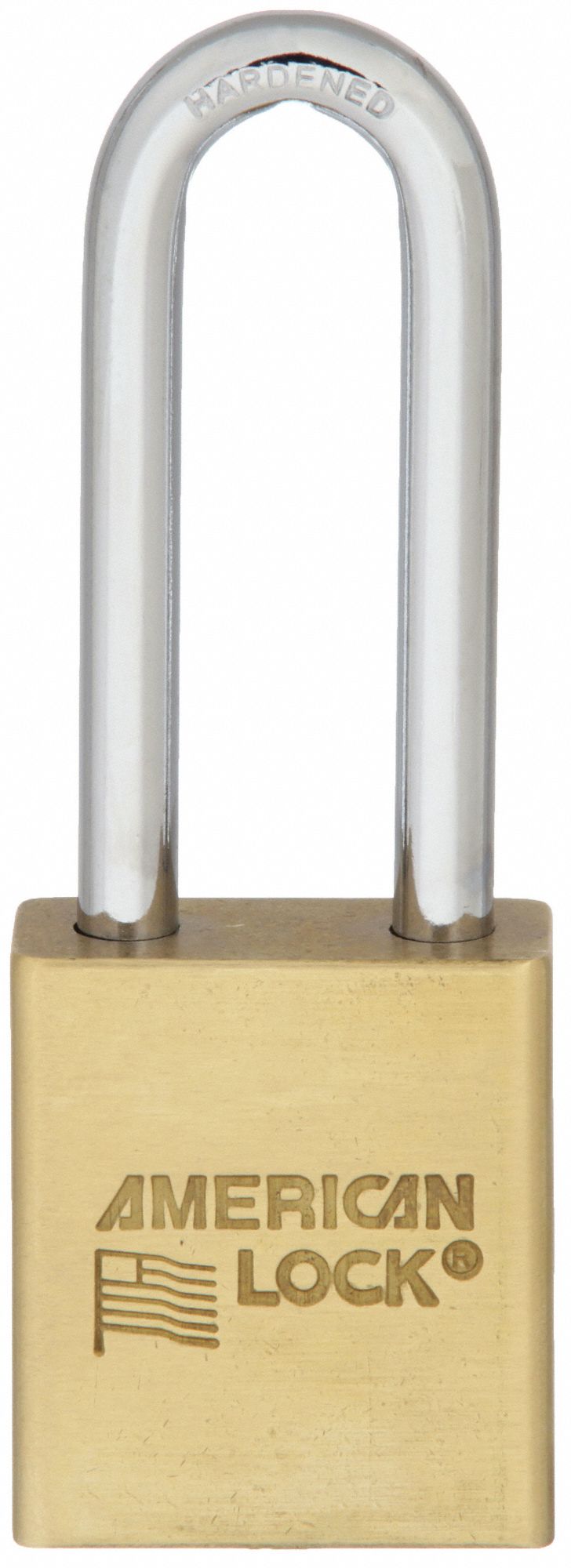Padlock: 3 in Vertical Shackle Clearance, 3/4 in Horizontal Shackle Clearance, 3/8 in Shackle Dia