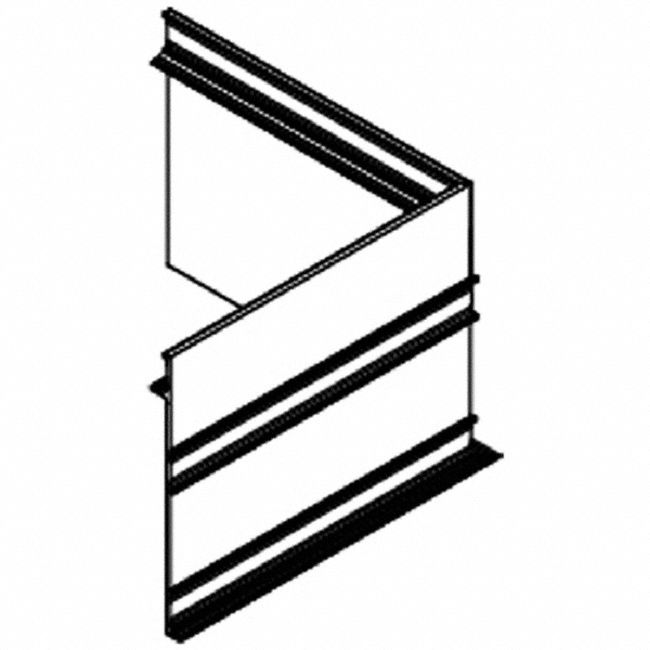 Inside Corner, 12 in L