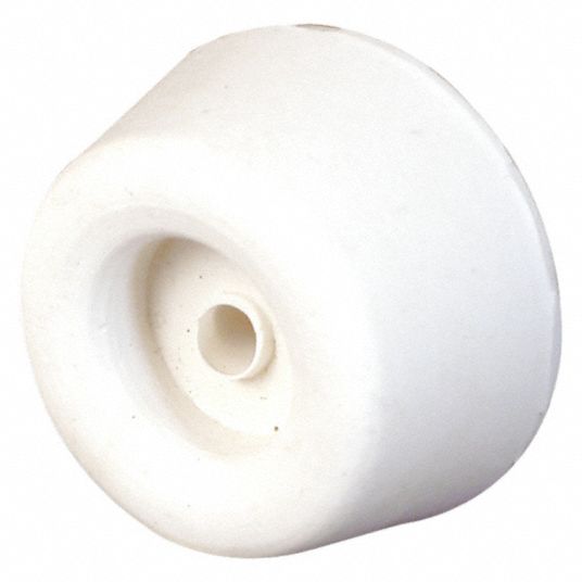 PRIMELINE Closet Door Jamb Bumper, Sliding Door, Nylon, Unfinished, 3 3