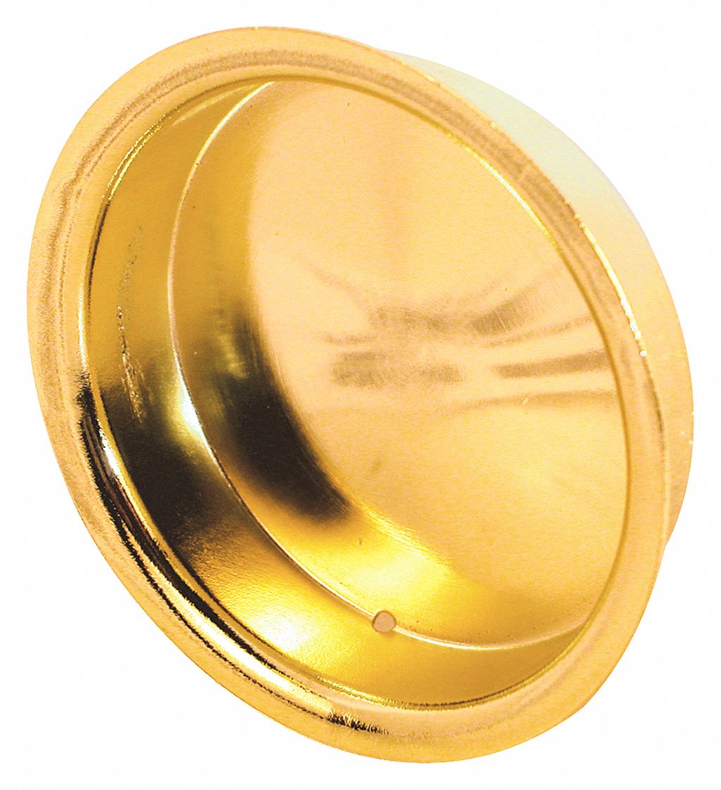 Tray Pull: Snap-In, Steel, Gold, Tray, 1 PR