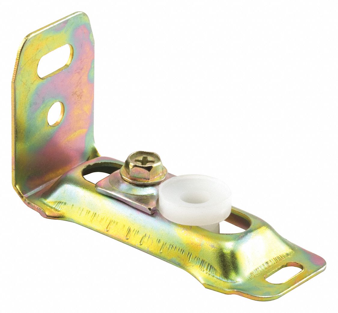 Closet Door Pivot Bracket: 2 3/4 in Wd, 1 5/8 in Ht