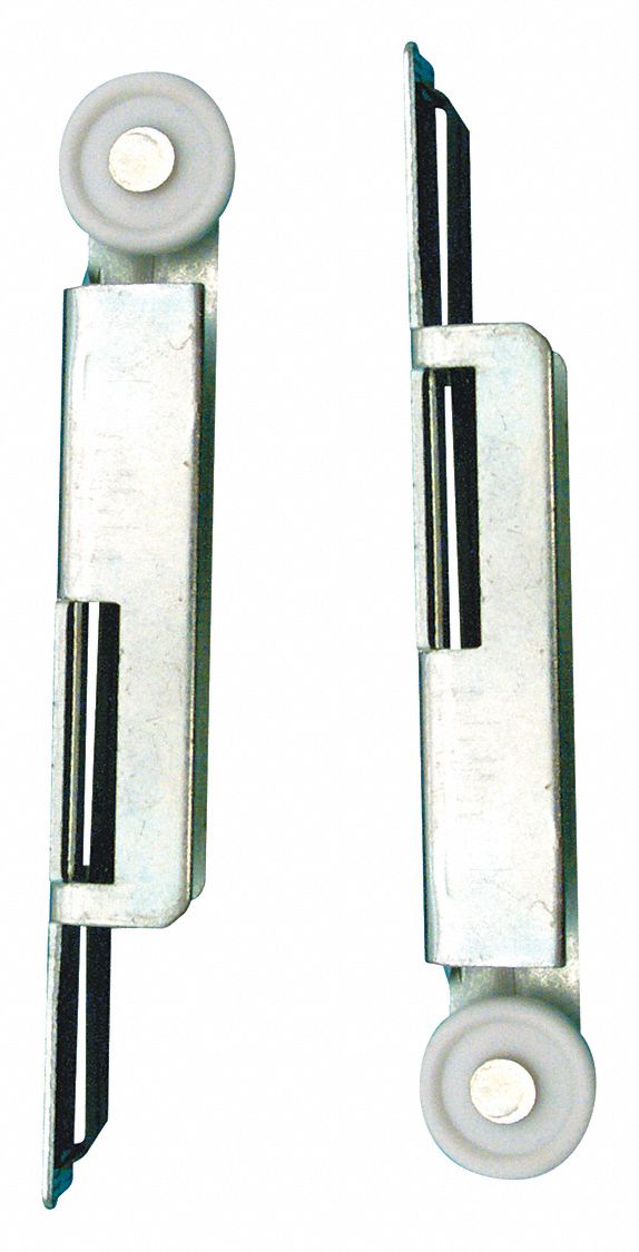 PRIMELINE Closet Door Roller, Sliding Door, Nylon, Unfinished, 3 53/64