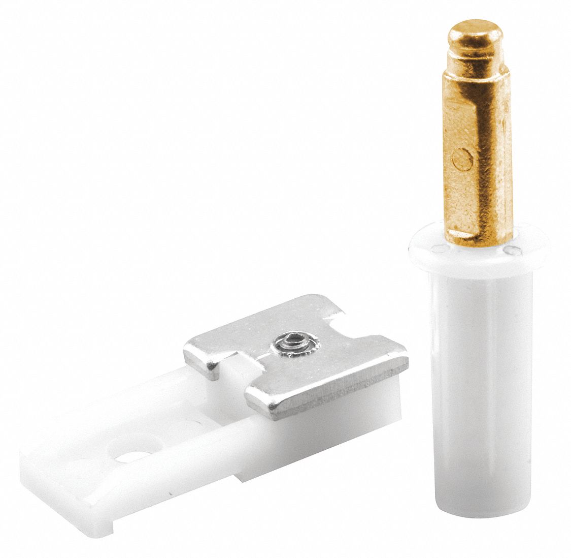 PRIMELINE Closet Door Pivot/Track Socket, BiFold Door, Nylon, Unfinished, 3 53/64 in Length (In